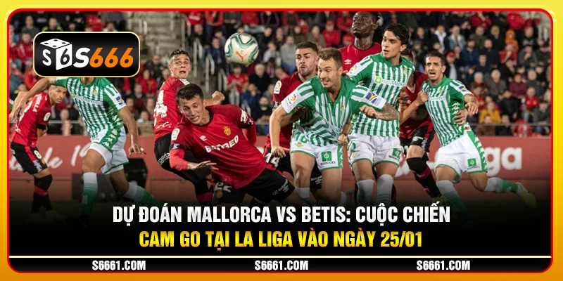 Dự đoán Mallorca vs Betis: Cuộc chiến cam go tại La Liga vào ngày 25/01