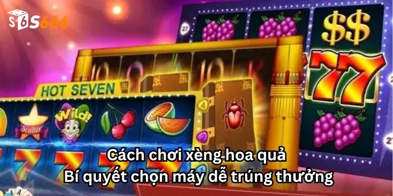 Cách chơi xèng hoa quả: Bí quyết chọn máy dễ trúng thưởng