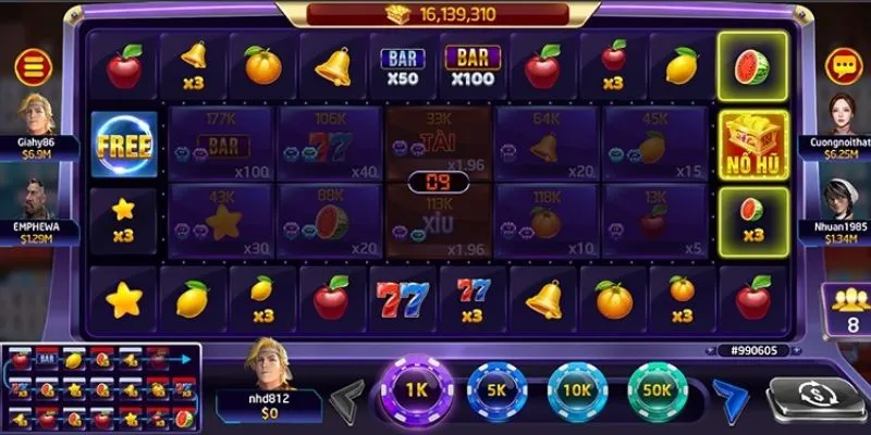 Nguyên tắc cơ bản trong xèng hoa quả